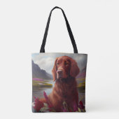 Irish Red op een peddel: een Schilderachtig avontu Tote Bag (Achterkant)