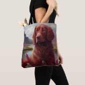 Irish Red op een peddel: een Schilderachtig avontu Tote Bag (Dichtbij)