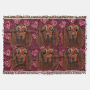 Irish Red Setter Deken