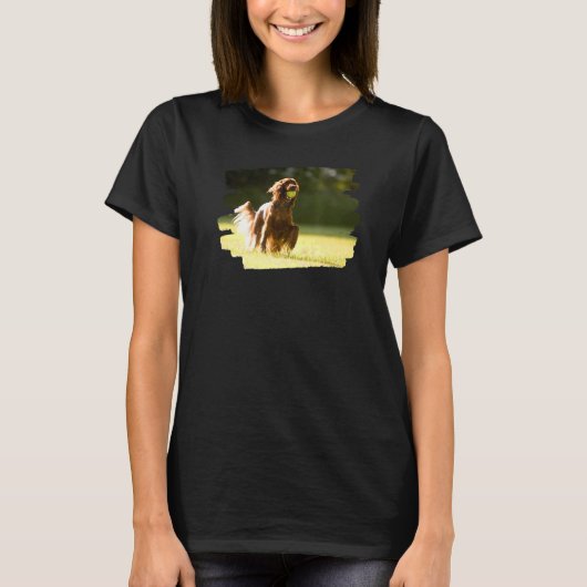 Irish Red Setter Dog T-shirt (Voorkant)