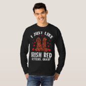 Irish Red Setter Dog T-shirt (Voorkant volledig)