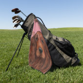 Irish Red Setter Golfhanddoek (Groen)