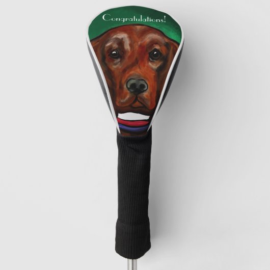 Irish Red Setter Golfheadcover (Voorkant)