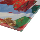 Irish Red Setter Hardloopsneeuw met kerst Pet Snijplank (Hoek)