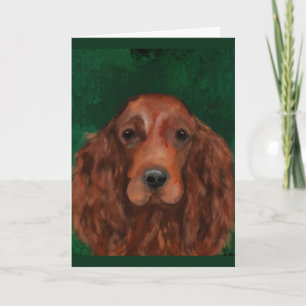Irish Red Setter Kaart