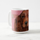 Irish Red Setter Koffiemok (Voorkant links)
