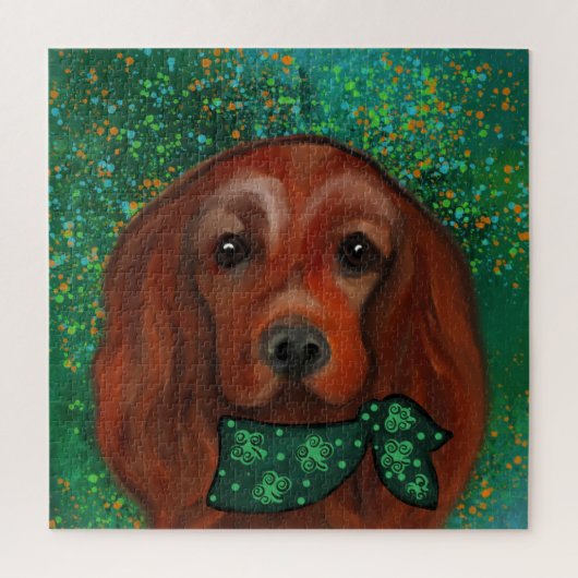 Irish Red Setter Legpuzzel (Verticaal)