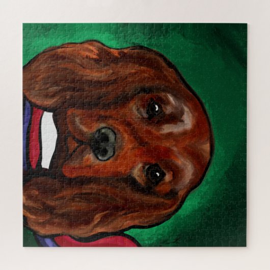 Irish Red Setter Legpuzzel (Horizontaal)