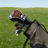 Irish Red Setter    Postcard Golfheadcover (Insitu)