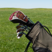 Irish Red Setter    Postcard Golfheadcover (Insitu)