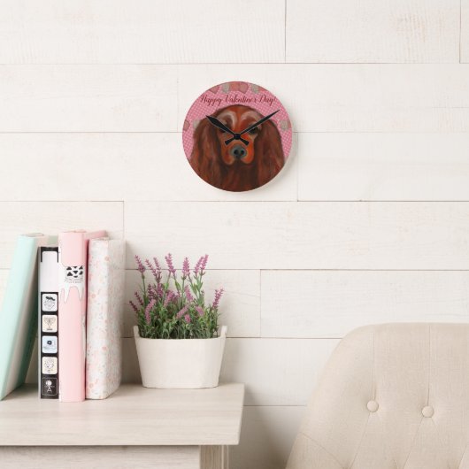 Irish Red Setter Ronde Klok (Leeskamer)