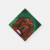 Irish Red Setter Servet (Hoek)