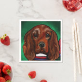Irish Red Setter Servet (Insitu)