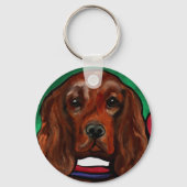 Irish Red Setter Sleutelhanger (Voorkant)