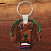 Irish Red Setter Sleutelhanger (Voorkant)
