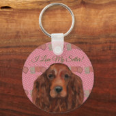 Irish Red Setter Sleutelhanger (Voorkant)