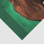 Irish Red Setter Tissuepapier (Detail)