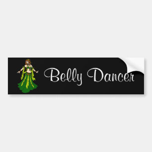 Irish Redhead Belly Dancer Bumpersticker