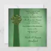 IRISH RENEWEDING WEDDING VOWS INVITATION KAART (Achterkant)