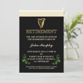 Irish Retirement Party uitnodiging (Staand voorkant)