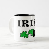 Irish RN Tweekleurige Koffiemok (Voorkant links)