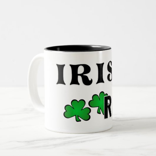 Irish RN Tweekleurige Koffiemok (Voorkant links)