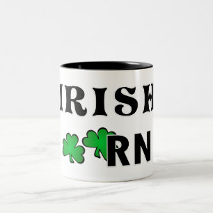 Irish RN Tweekleurige Koffiemok