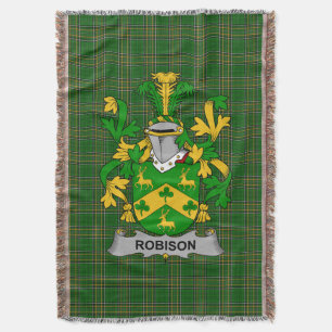 Irish Robison of Robinson wapenschild voor de fami Deken