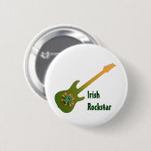 Irish Rock Star Badge Ronde Button 5,7 Cm (Voorkant /achterkant)