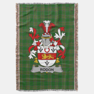 Irish Rodon of Rodden Coat of Arms Family Crest I Deken