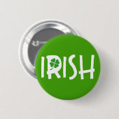 Irish. Ronde Button 5,7 Cm (Voorkant /achterkant)