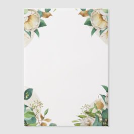 Irish Roos Corners Vellum Uitnodigingen