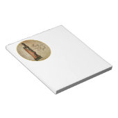 Irish Roos Harp Note Pad Notitieblok (Schuin)