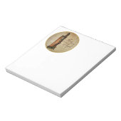 Irish Roos Harp Note Pad Notitieblok (Linkerzijde)