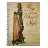 Irish Roos Harp Notebook Notitieboek (Voorkant)