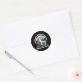 Irish Roots Boundless Horizons Sea Lion Ronde Sticker (Envelop)