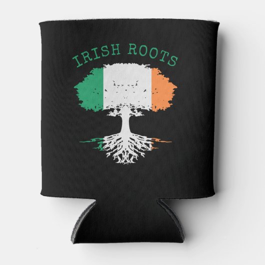 Irish Roots Family Tree Blikjeskoeler (Voorkant)