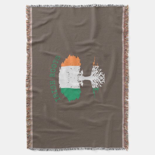 Irish Roots Family Tree Deken (Voorkant Verticaal)