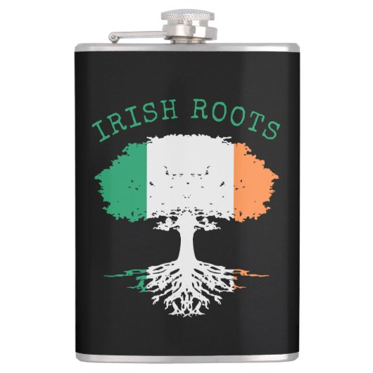 Irish Roots Family Tree Heupfles (Voorkant)