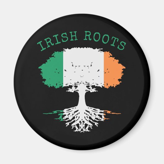 Irish Roots Family Tree Magneet (Voorkant)