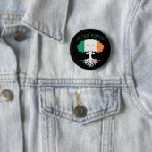 Irish Roots Family Tree Ronde Button 5,7 Cm (In situ)