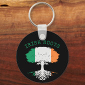 Irish Roots Family Tree Sleutelhanger (Voorkant)