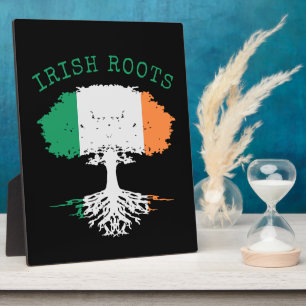 Irish Roots Family Tree-tablet Fotoplaat