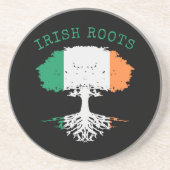 Irish Roots Family Tree Zandsteen Onderzetter (Voorkant)