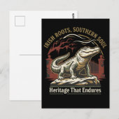 Irish Roots Southern Soul Alligator Briefkaart (Voorkant / Achterkant)