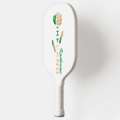 Irish Rose Vlag Gepersonaliseerde naam Pickleball Paddle (Links)