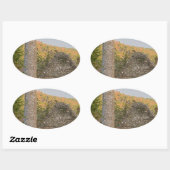 Irish Round Towers ouder dan 1.000 jaar Ovale Sticker (Vel)