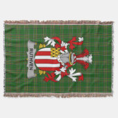 Irish Ruthven Coat of Arms Family Crest Ireland Deken (Voorkant)