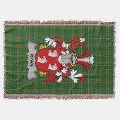 Irish Ryan of O_Mulrian wapenschild familie Crest Deken (Voorkant)