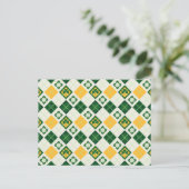 Irish Saint Patrick's Day-patroon Briefkaart (Staand voorkant)